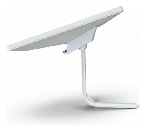 Mensula Soporte Caño Mástil Techo Pared Antena Starlink Mini Blanco