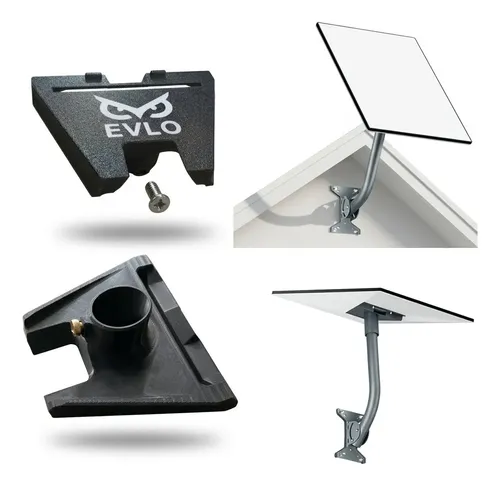 Adaptador Soporte Pared Y Techo Para Kit Starlink Gen 3 V4 - Imagen 1