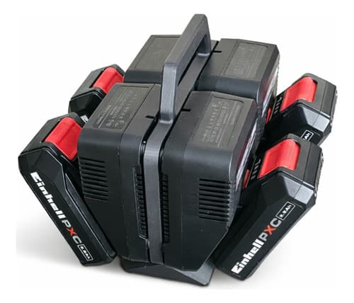 Cargador Cuadruple Fast Charger X4 Para Baterías Einhell