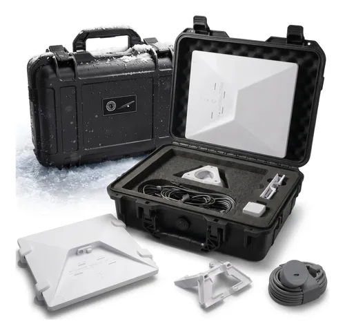 Kit Completo Starlink Mini Soportes Cable 12v Estuche Rígido